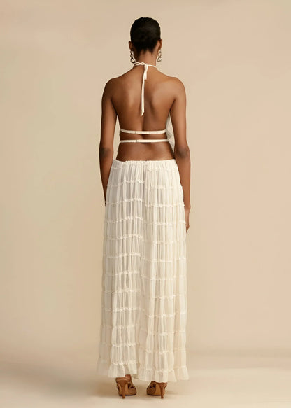 Leire | Conjunto de top con tirantes y falda