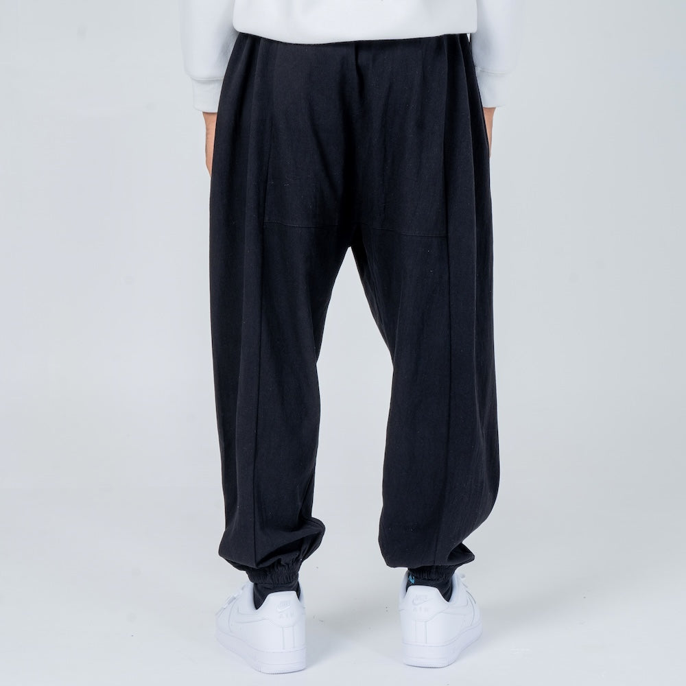 Shao - Pantalones harem cómodos de algodón