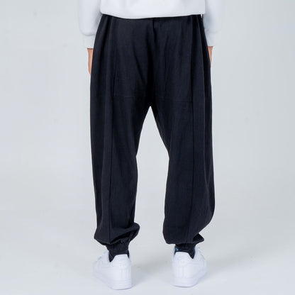Shao - Pantalones harem cómodos de algodón