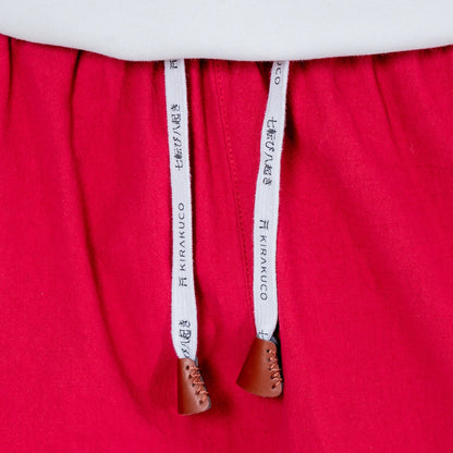 Shao - Pantalones harem cómodos de algodón