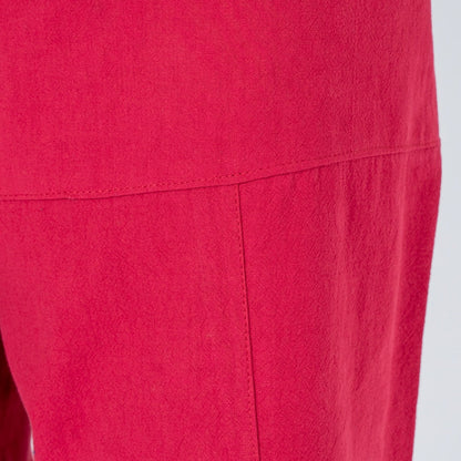 Shao - Pantalones harem cómodos de algodón