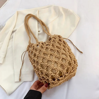 Bolso de playa trenzado